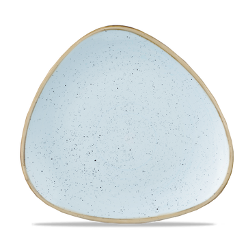 Duck Egg Blue Triangle Plate 28.5cm